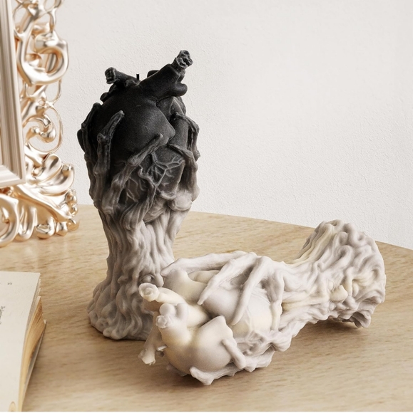 Heart Mold Organ Mold Claw Candle Mold Skull Heart Mold Tree Man Resin Casting M - Picture 5 of 7